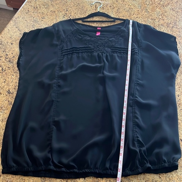 Pure Energy Plus Size Sheer Black Blouse. Size 3X - Picture 10 of 10